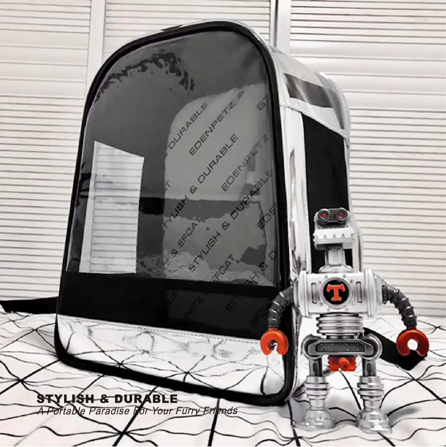 Портативная Сумка переноска для собак и кошек модный прозрачный дышащий