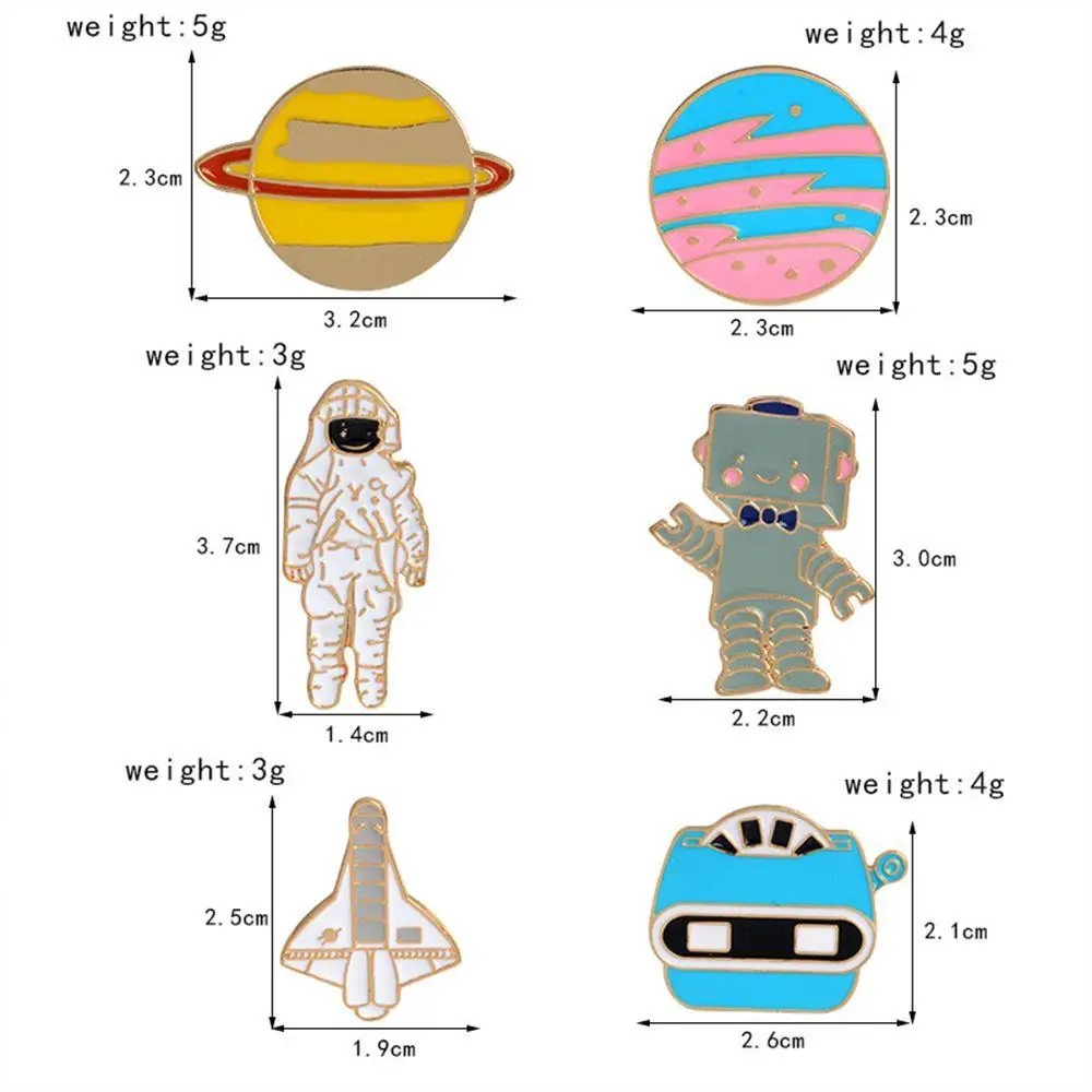 Коллекция эмалированных заколок с изображением лесного эльфа броши в виде