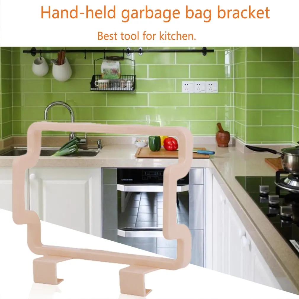 OUTAD портативный держатель для мусорного мешка висячая кухонная дверь тип спинки