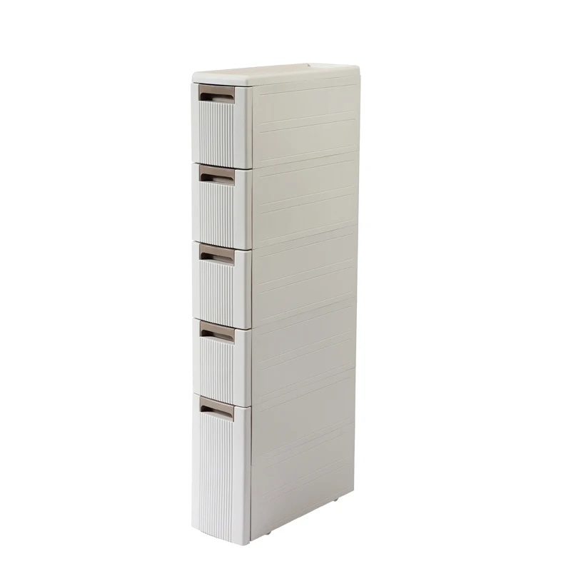 Стеганая стойка для хранения в ванной комнате с выдвижным ящиком пластиковая