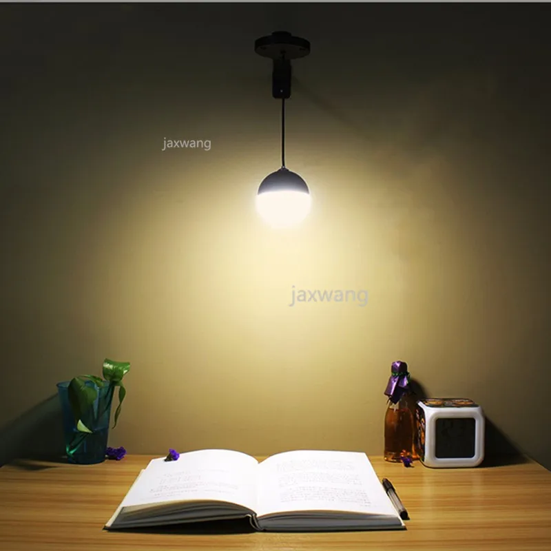 USB сенсорный светильник светодиодный шар подвесной шкаф лампа Ночной для чтения