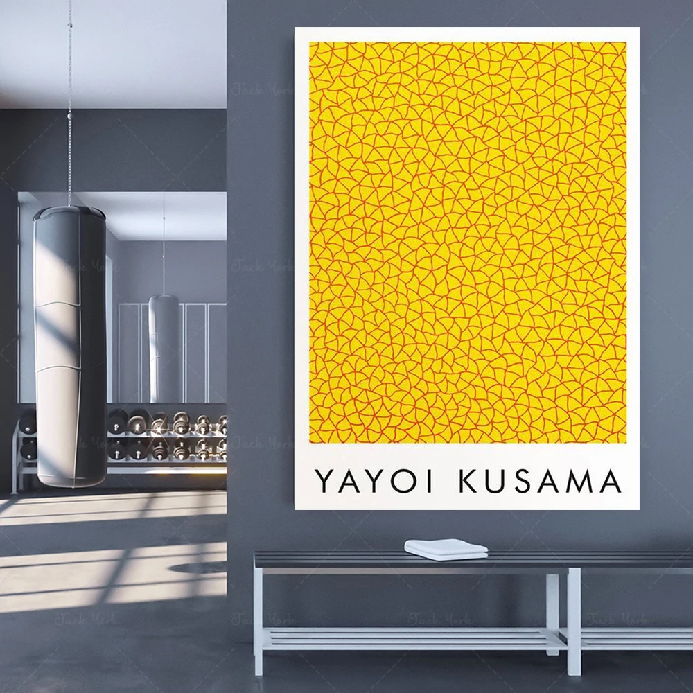 Выставочный постер Kusama Yayoi Постер арт Bauhaus|Рисование и каллиграфия| |