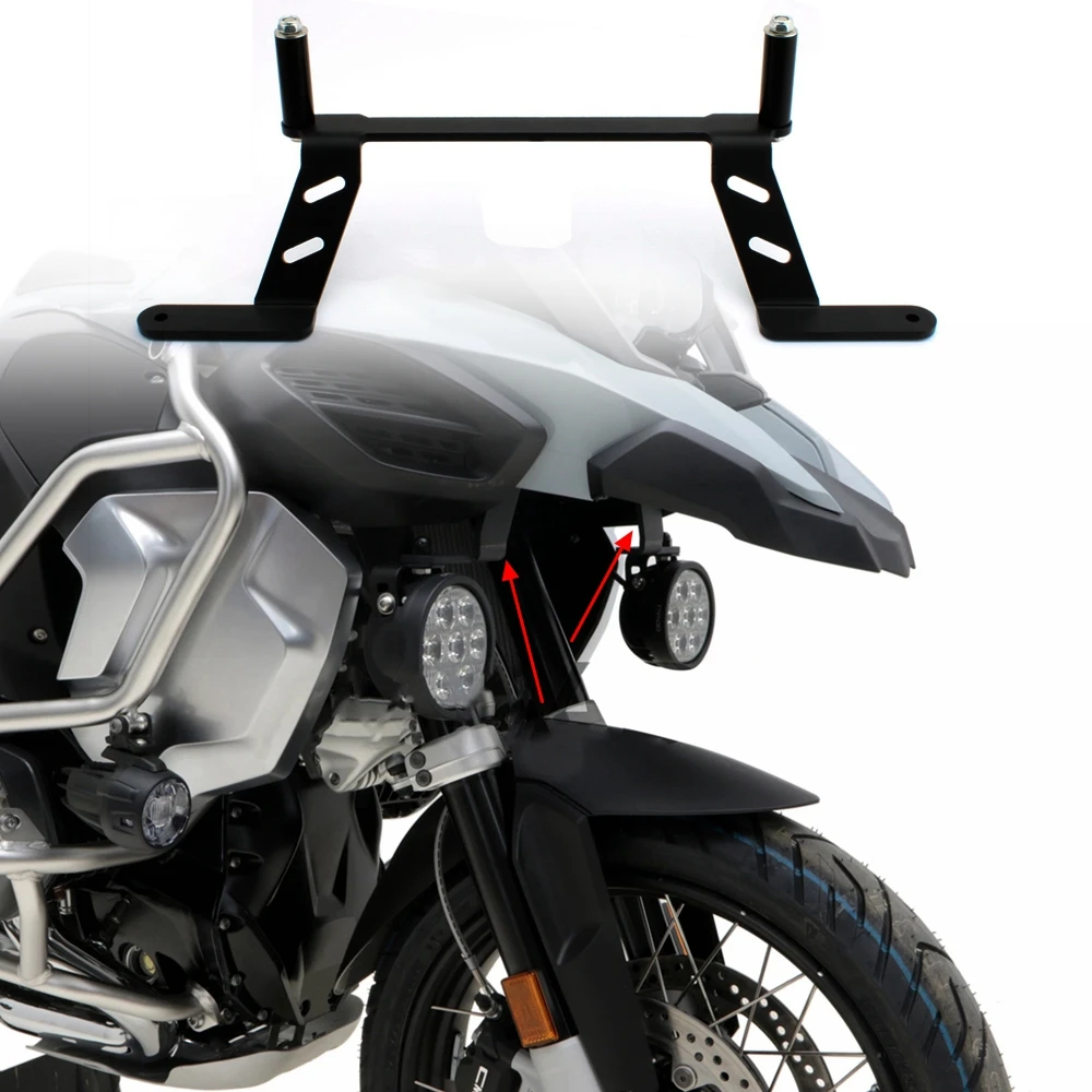 

Motorcycle LED Lights Bracket Auxiliary Lights Fog Lights Brackets For BMW R1200GS LC ADV R1250GS Adventure 2014-