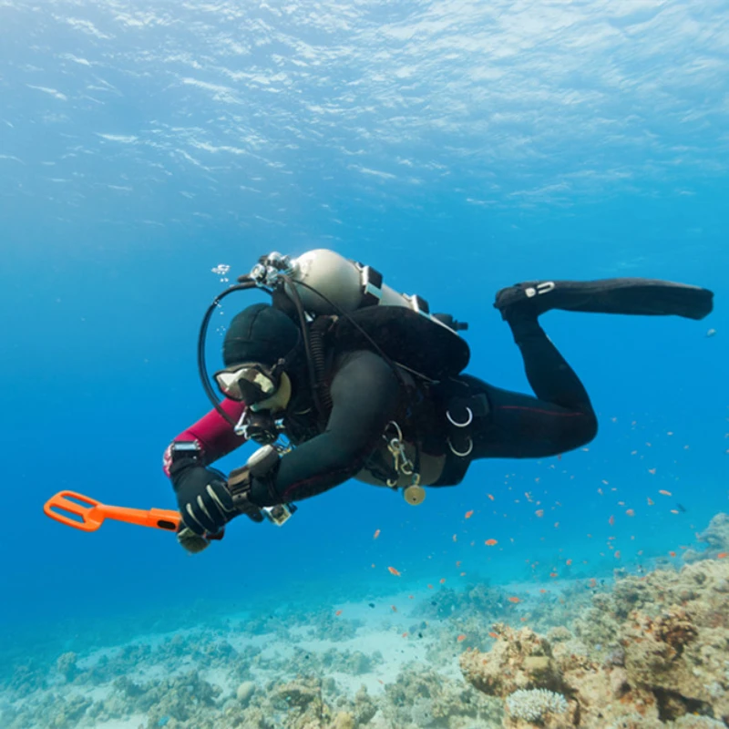 

Waterproof Metal Detector 60m Underwater Pointer Pinpointer Diving Detecting Treasure Hunt Hand Held Coil Scanning Gold Finder