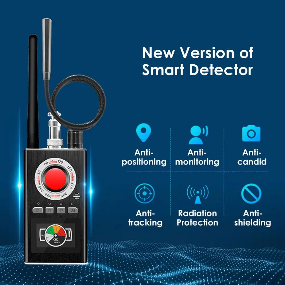 K88 Multi-function Anti-spy Detector Camera GSM Audio Bug Finder GPS Signal lens RF Tracker Detect Wireless Products 1MHz-8GHz enlarge