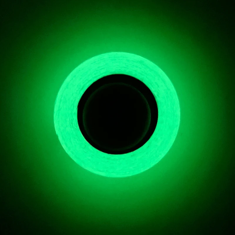 Светящаяся лента самоклеющаяся флуоресцентная Ночная светящаяся безопасная