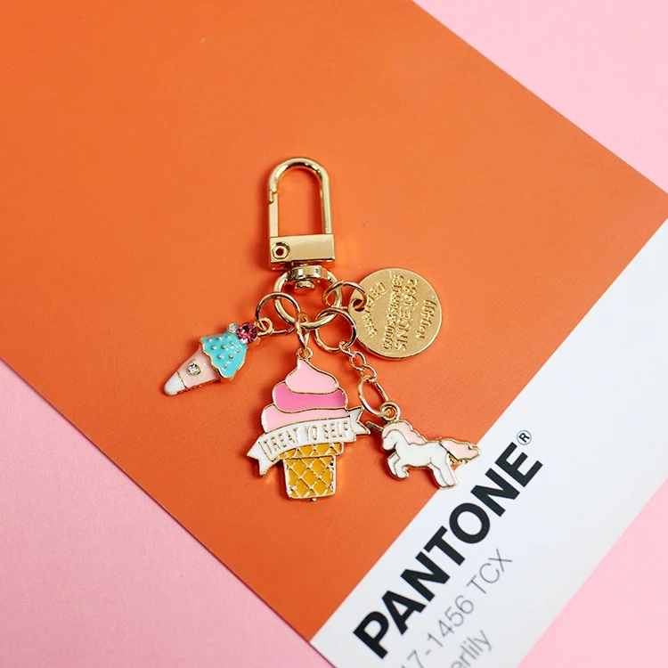 2020 медведь lotso Единорог Дейзи брелок для ключей &quotмороженое&quot Женский