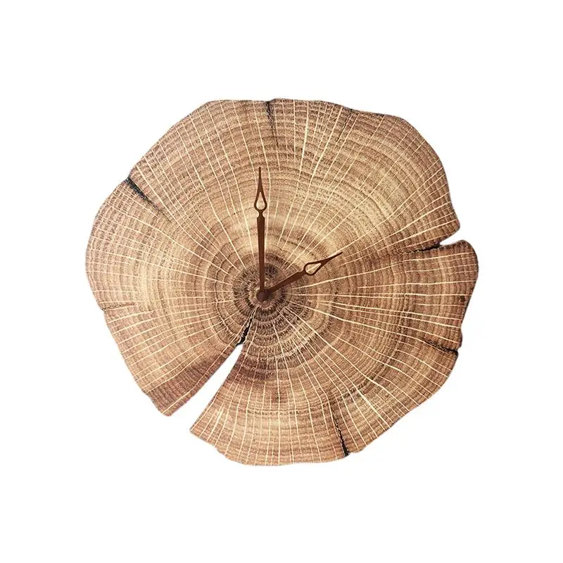 Деревянные настенные часы в стиле ретро 1 шт. бесшумные деревянные годовые