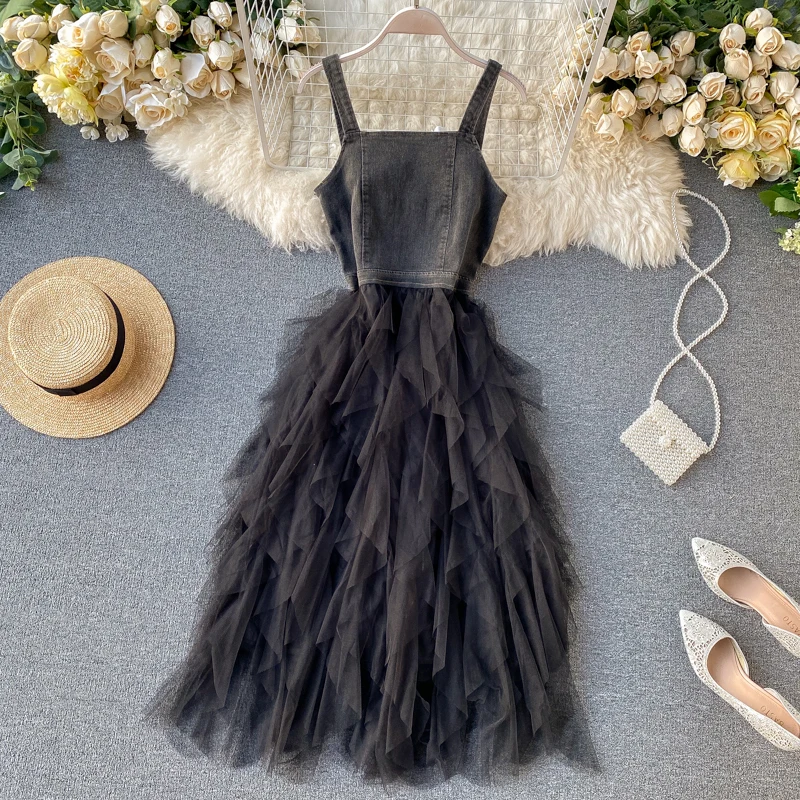 Женское джинсовое платье в стиле пэчворк новинка 2020 летнее сексуальное