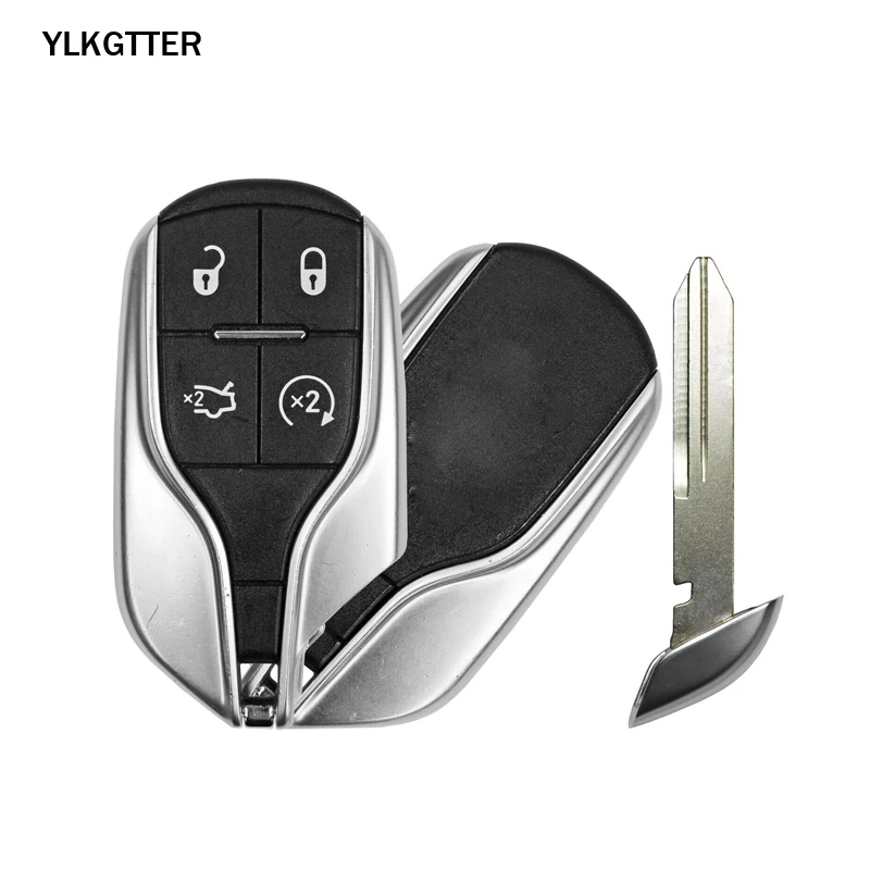 YLKGTTER 433 МГц 4-кнопочный качественный умный дистанционный ключ без ключа-Go для чипа