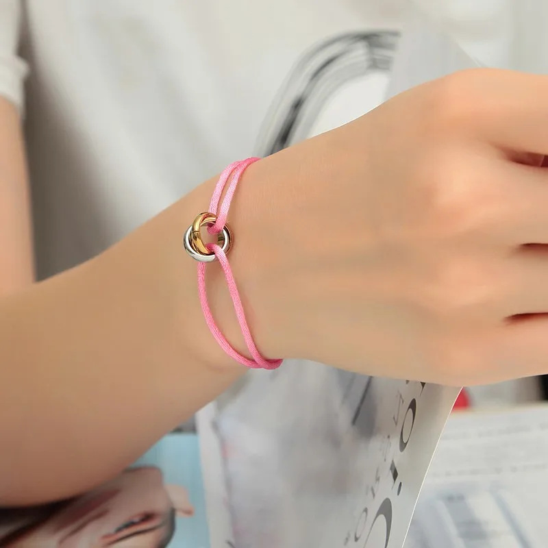 Классические регулируемые подвески из вощеной веревки 13 стилей 3 цвета стальных