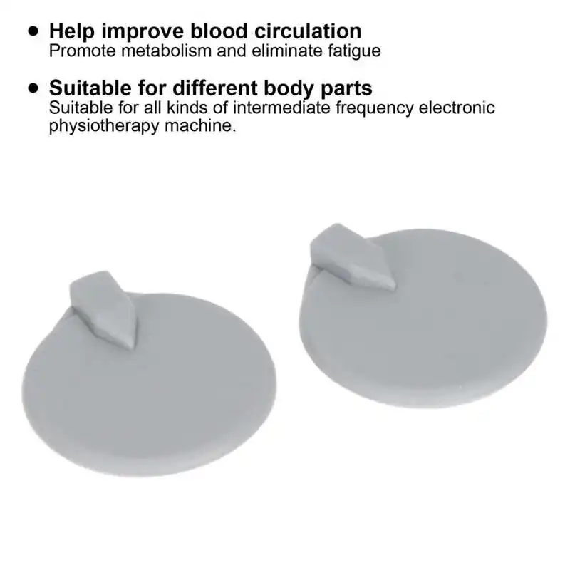2 шт. круглые силиконовые электроды диаметром 65 мм/95 мм | Красота и здоровье