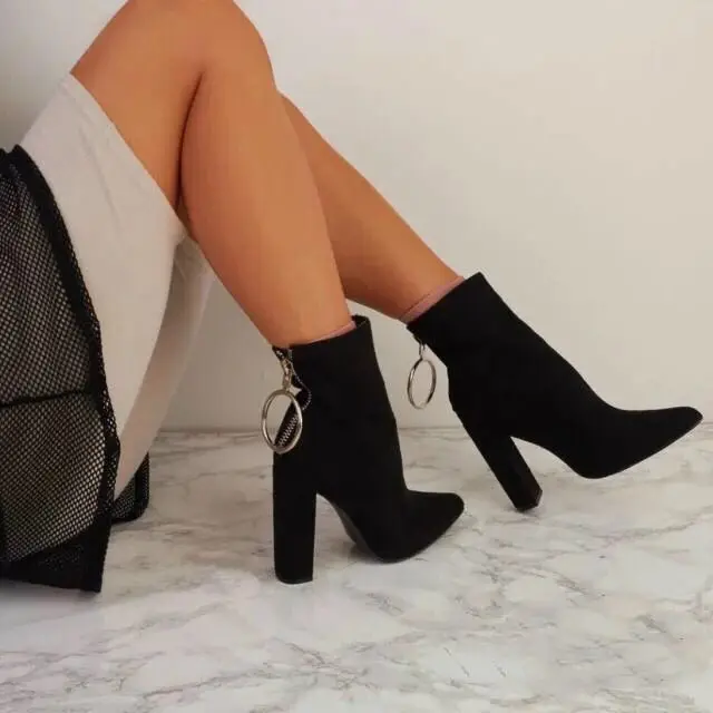 Новинка классические модные женские ботильоны сезон осень винтажные