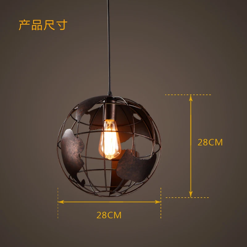 Loft industrial style decoration restaurant bar creative chandeliers retro stair lamps | Лампы и освещение