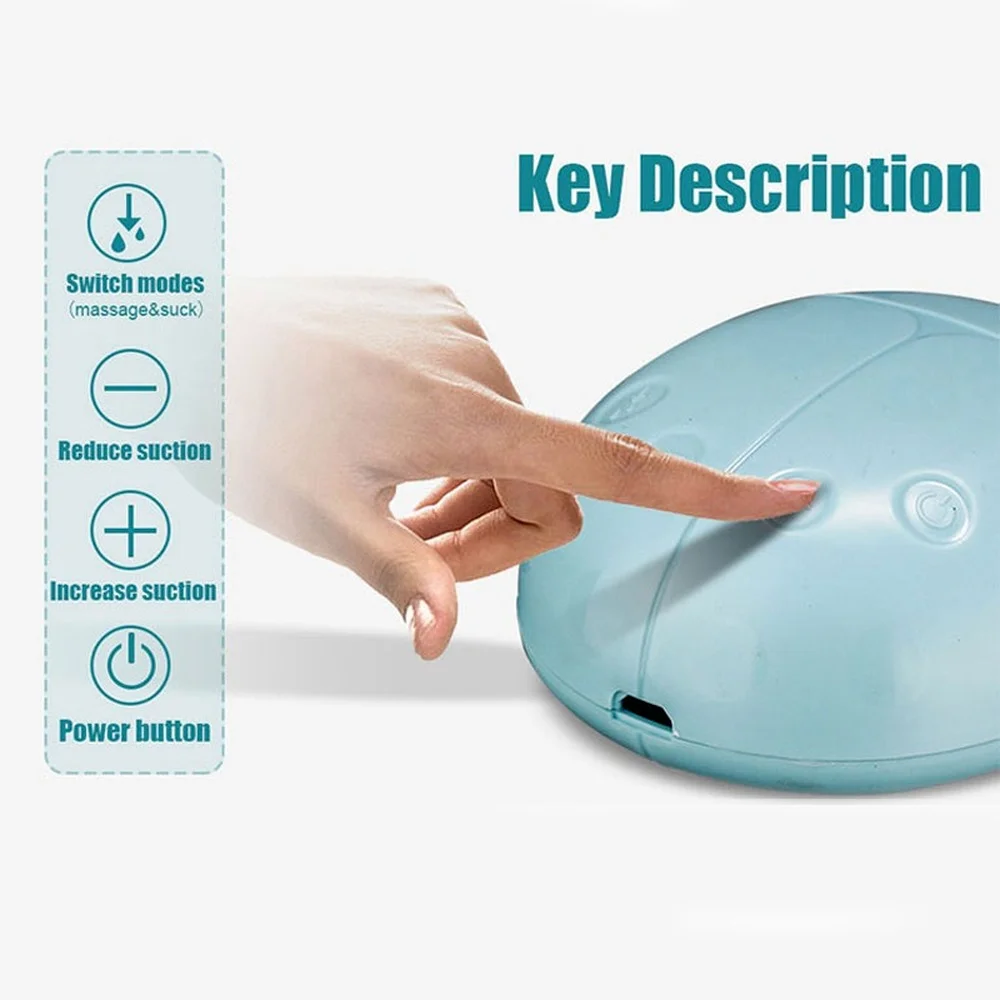Extractor de leche el&eacute;ctrico Bilateral, bomba de leche alimentada por USB con biber&oacute;n para beb&eacute;, potente succi&oacute;n, accesorios de lactancia materna-4