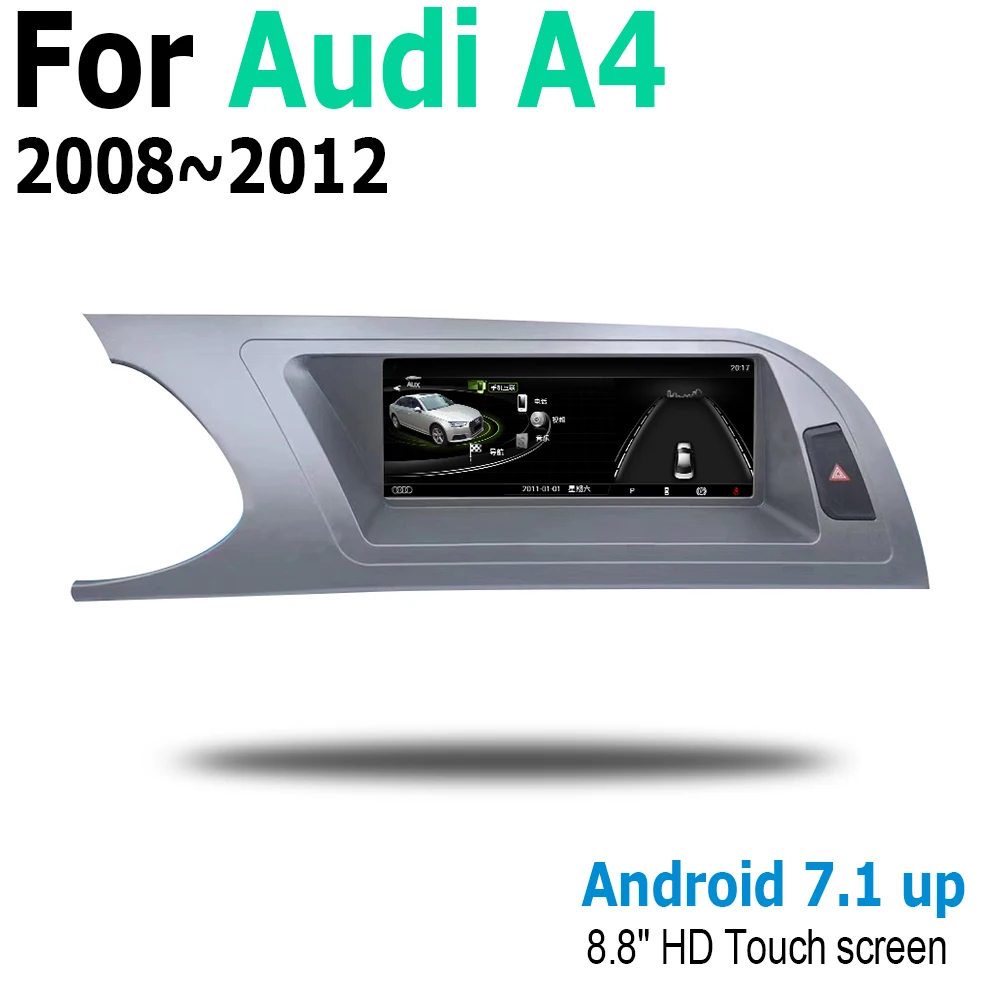 8 &quotAndroid 2G RAM для Audi A4 8K 2008 ~ 2012 MMI GPS сенсорный экран мультимедийный плеер Стерео