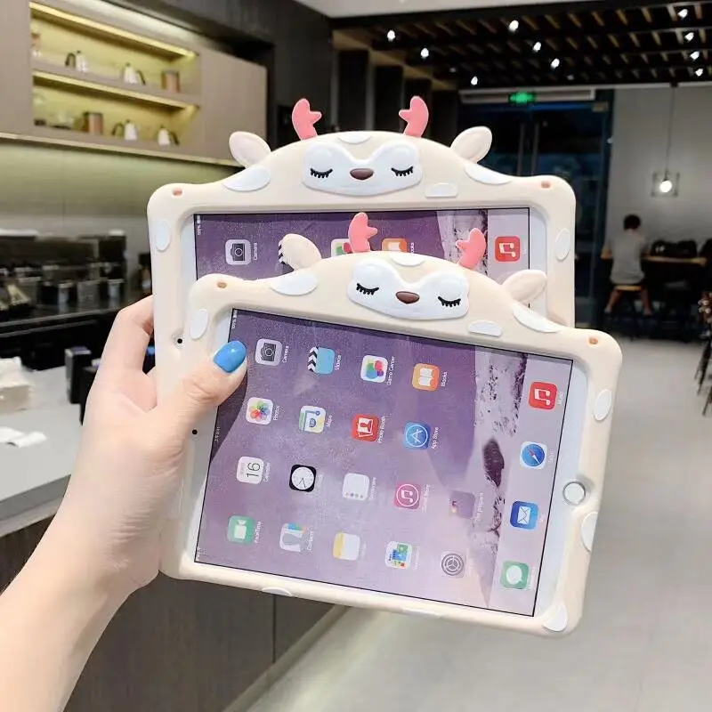 Мультфильм sase для iPad 7th 10 2/9 7 2017 2018 5th 6th Gen Pro 9 Air 3 5 Обложка Mini 1 2 4 лет силиконовый