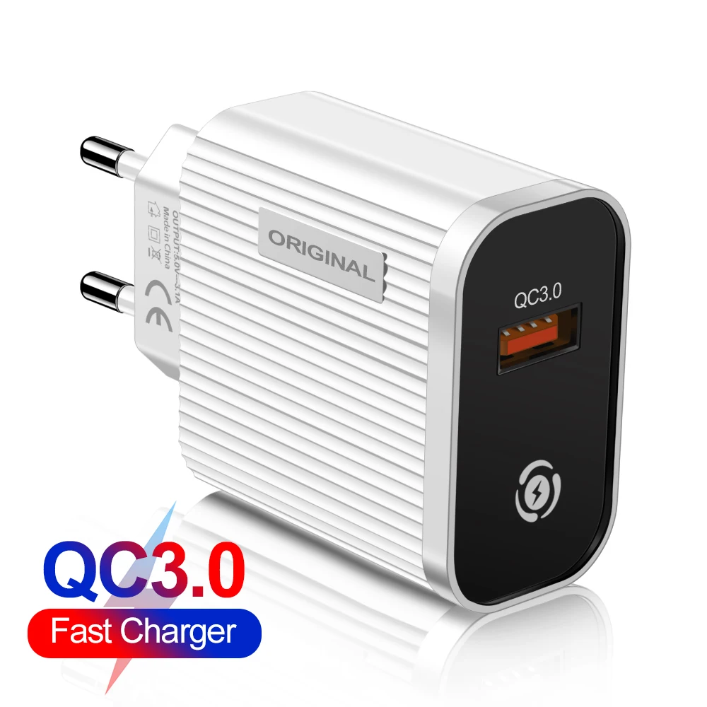 USB зарядное устройство Quick Charge 3,0 мобильный телефон зарядное устройство адаптер для iPhone 12 Pro Samsung Планшеты Быстрая зарядка USB зарядные устройства для телефона