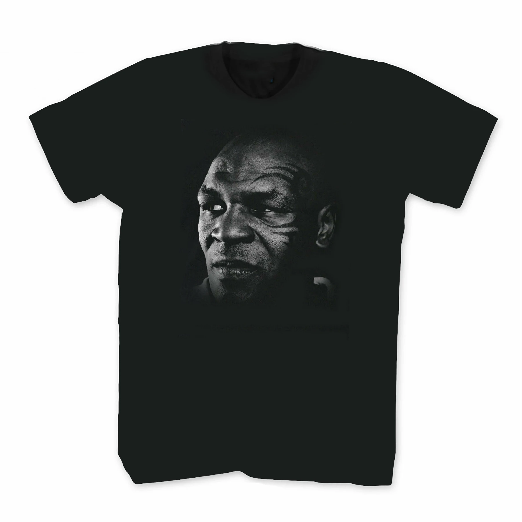 

Boxing Champion Iron Mike Tyson Portrait Printed Boxing Fans T-Shirt. Summer Cotton Short Sleeve O-Neck Mens T Shirt New S-3XL