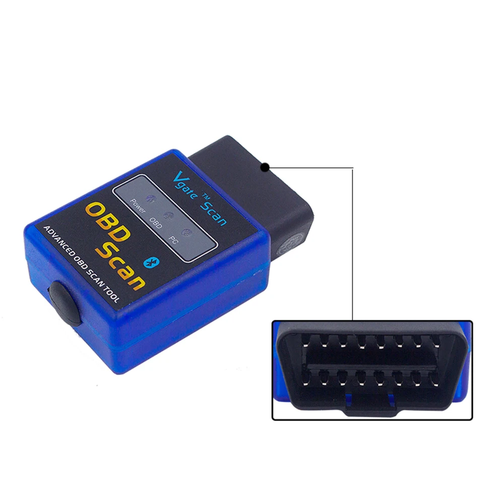 Новый мини сканер ELM327 Bluetooth V1.5 OBD2 автомобильный диагностический для Android ELM 327 в 1 5