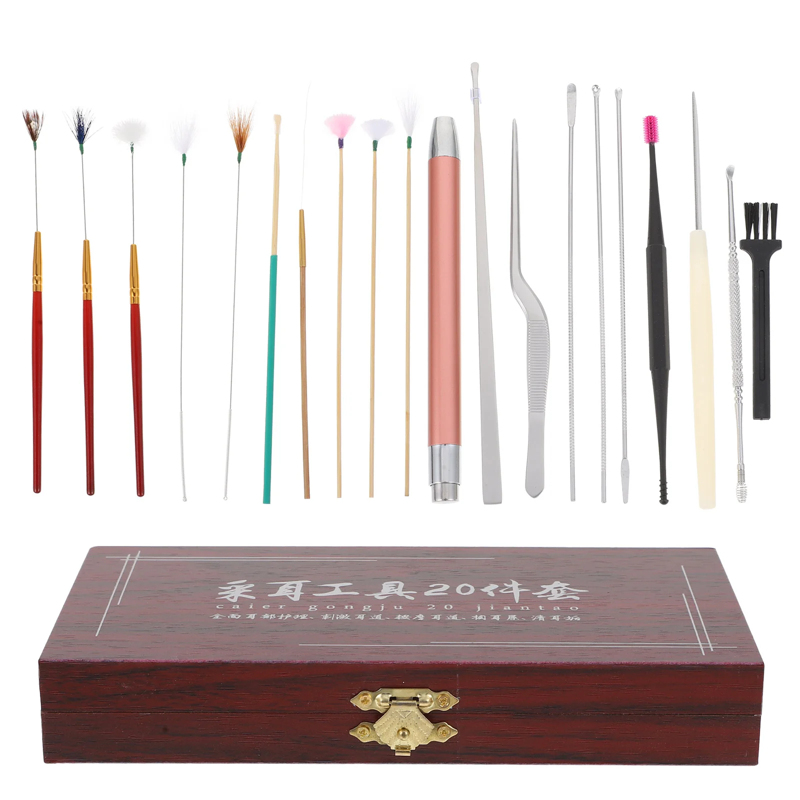 

1 Set Stainless Steel Ear Pick Tools Cleaning Tools Ear Cleaning Kit (Assorted Color)