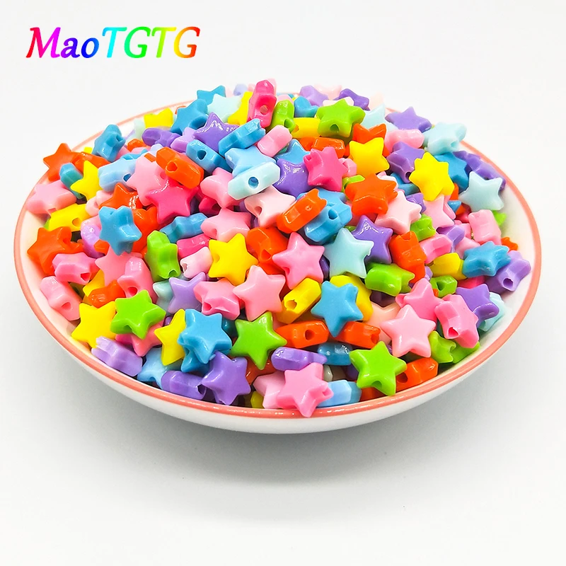 100 шт./лот акриловые бусины для изготовления ювелирных изделий DIY ожерелье