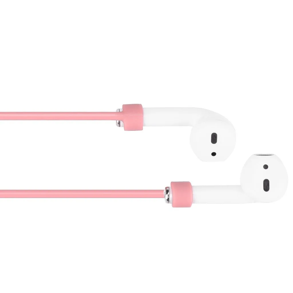 Беспроводной чехол для наушников Airpods 2 и 1 зарядный силиконовый защитный чехол и брелок с помпоном FW3