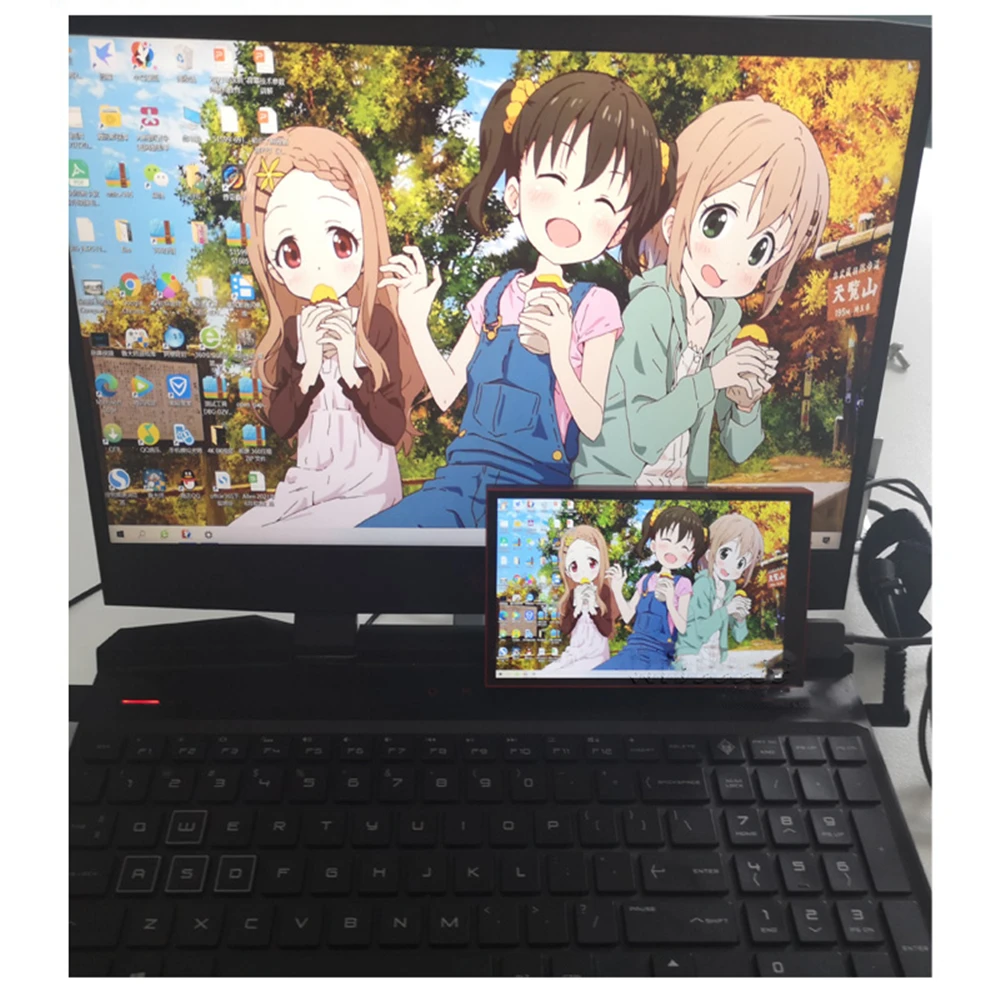 QHD 2K 6inch Portable Monitor 1440*2560 RGB LCD Display Built-in Battery Power Output Tpye-C for PC External Screen Raspberry PI | Мобильные