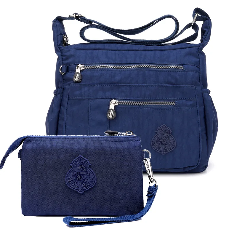 Casual Waterproof Nylon Composite Bags Women Shoulder Crossbody Messenger for Lightweight Ladies Handbags bolsas | Багаж и сумки
