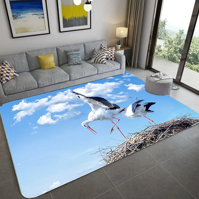 

Modern geometric pattern living room carpet rectangle sofa coffee table floor mat bedroom baby crawling mat