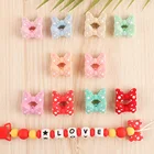 10 шт., детские силиконовые бусины для галстука-бабочки