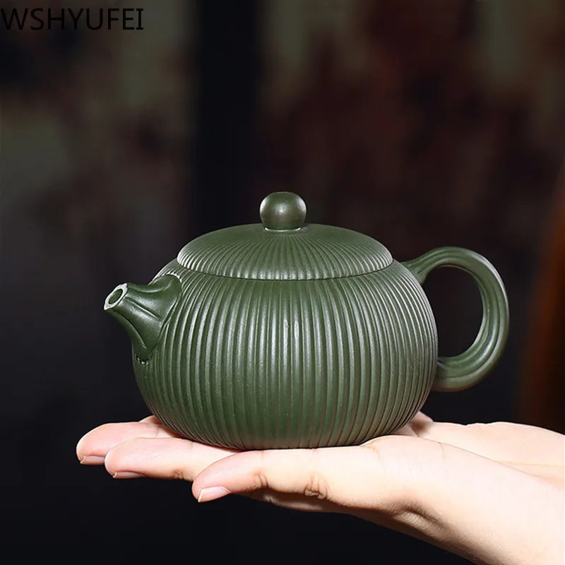 

Yixing Tea pot Purple Clay xishi Teapot Ore Green clay beauty filter kettle Master handmade Teaware Tea ceremony Drinkware 320ml