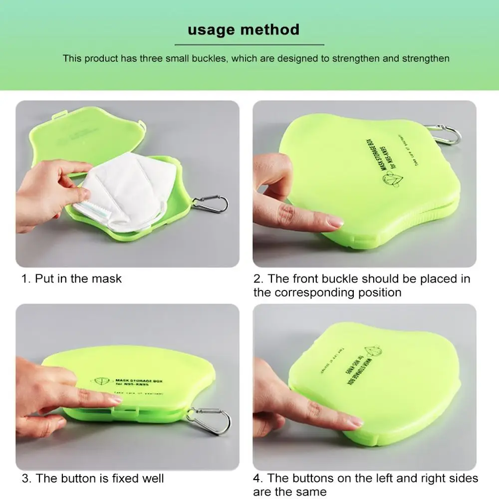 Портативный Влагостойкий Чехол для хранения масок чехол | Дом и сад