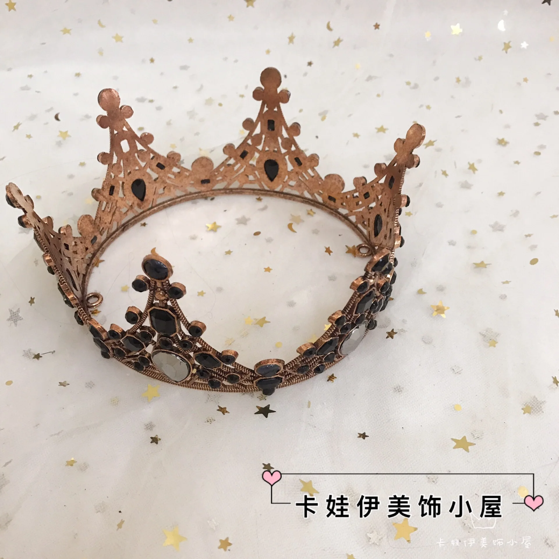 Корона для волос ручной работы в стиле барокко украшение ретро европейский стиль