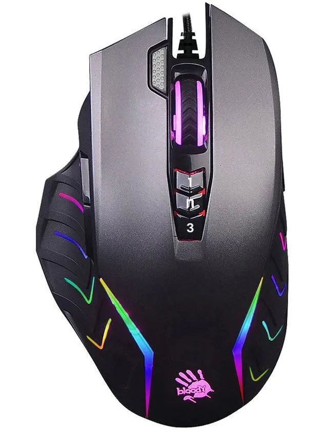 Мышь A4Tech A4 Bloody J95s серый оптическая (8000dpi) USB (9but) (J95S GREY)|Мыши| |