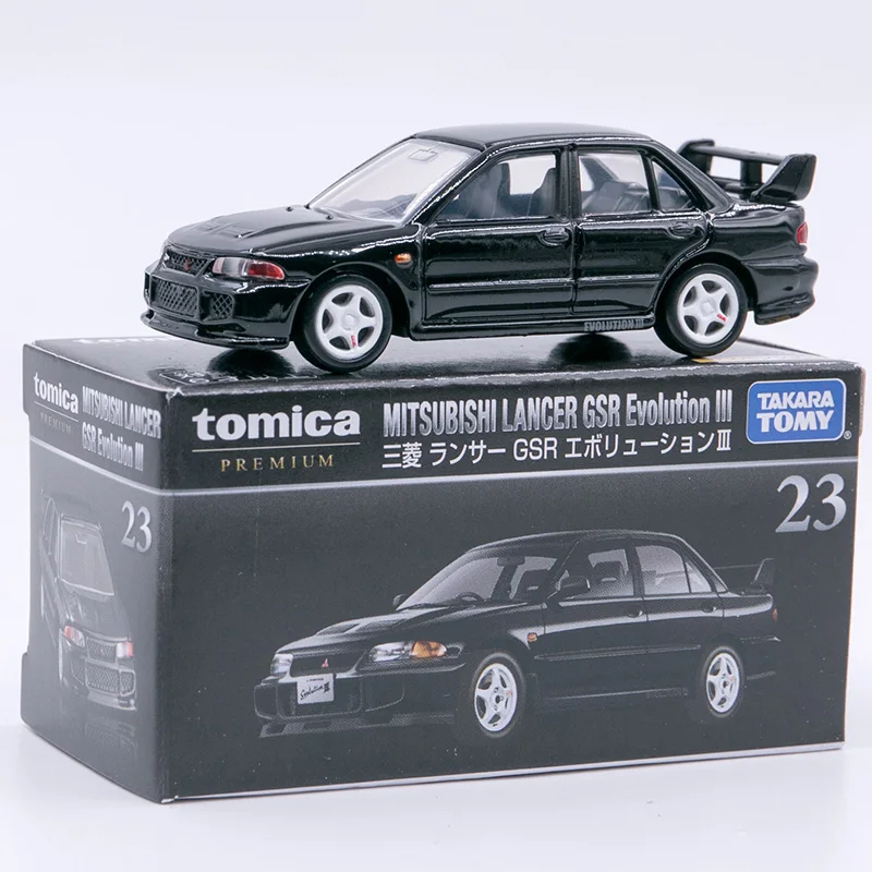 Takara Tomy Tomica Премиум № 23 Mitsubishi Lancer GSR Evolution Ⅲ литая мини модель автомобиля игрушка