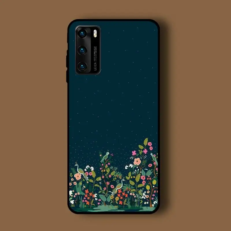

Cute Flower Printed Phone Case For Samsung S7 S8 S9 S10 S20 S20PLUS Cover Fundas Coque