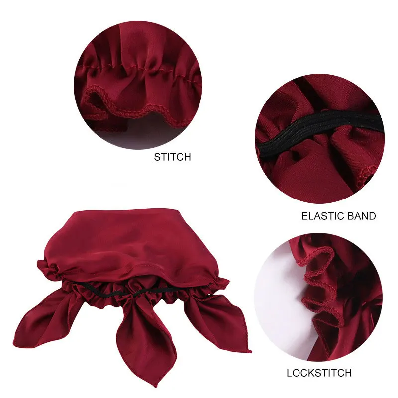 

2020 New Fashion Women Flower Muslim Ruffle Hat Beanie Scarf Turban Head Wrap Cap Printed Headwear Lady Hats New