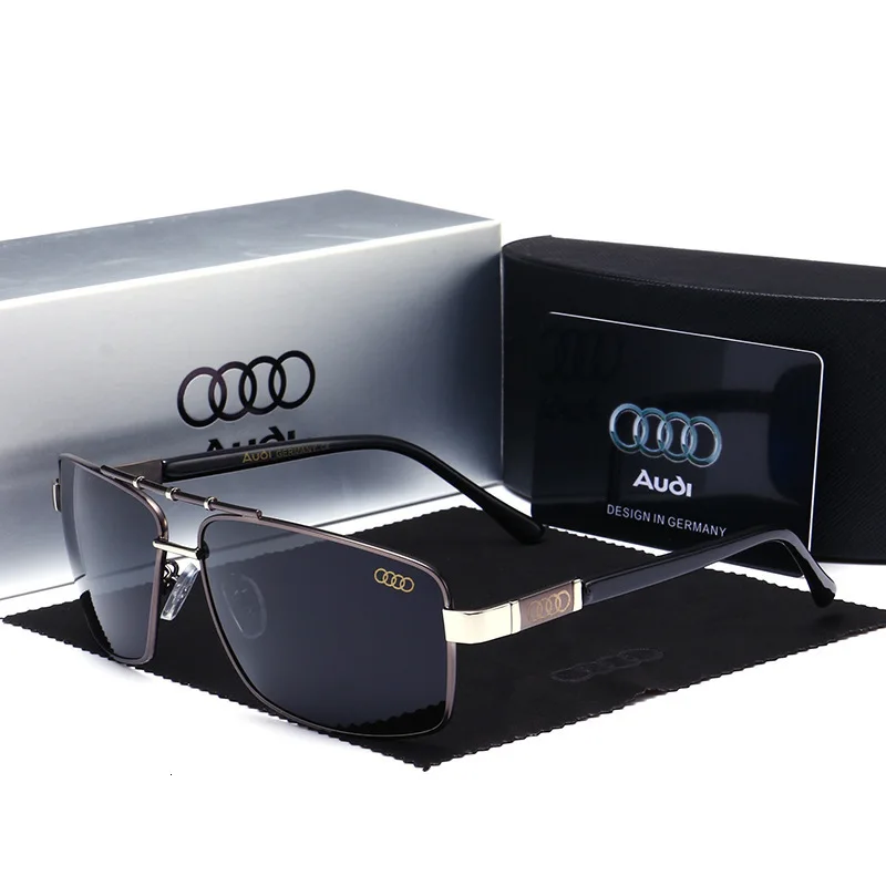 C8 Without box Классические мужские солнцезащитные очки, поляризационные, UV400, мужские солнцезащитные очки для мужчин, аксессуары для вождения, очки пилота, Oculos De, высокое качество - Цвет линз: C8 Without box