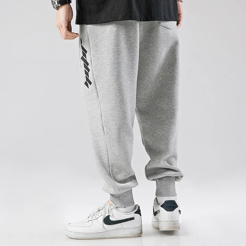 

LZCHENG Japanese men's clothing drainage style 2021 spring new casual pants men's loose printed sports national tide harem pants