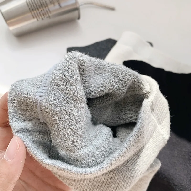 2019 Новое поступление зимние хлопковые однотонные утепленные и теплые чулки в