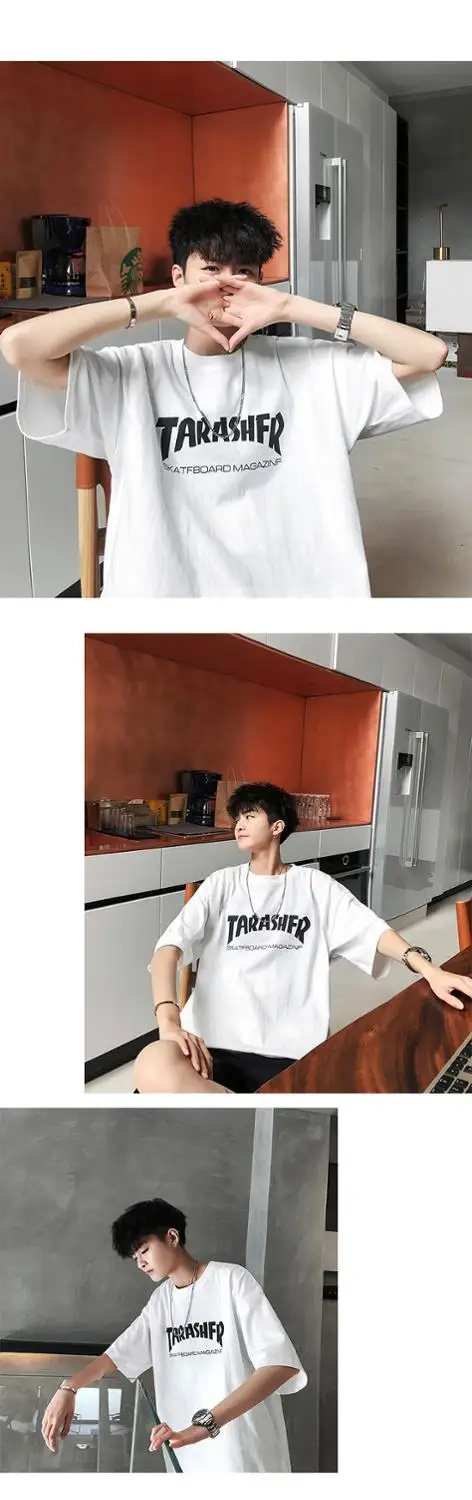 

2158-Men's short sleeve t-shirt trend men's summer top