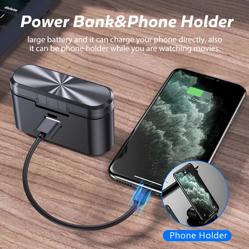 Беспроводные Bluetooth наушники Sylas TWS для Xiomi Mini сканер отпечатков пальцев гарнитура