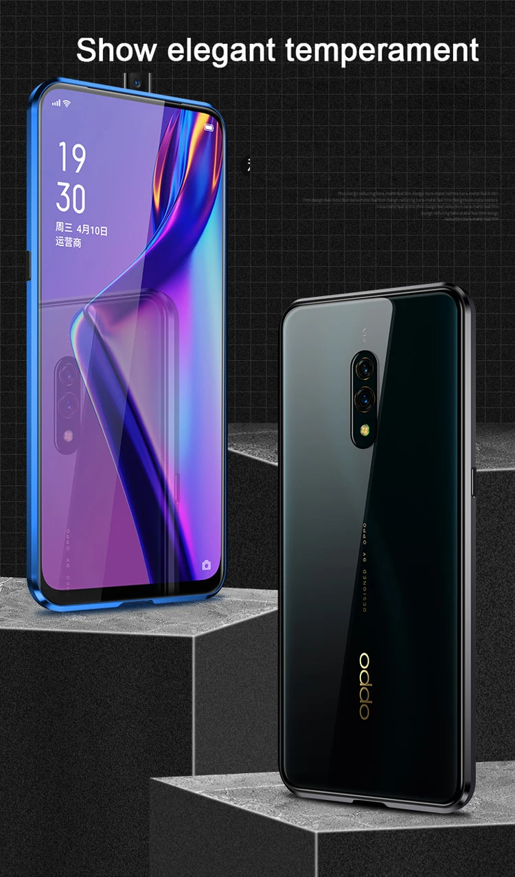 Магнитный адсорбционный чехол для huawei Mate 10 Lite Роскошный чехол для huawei Nova 2i Магнитный передний и задний стеклянный чехол