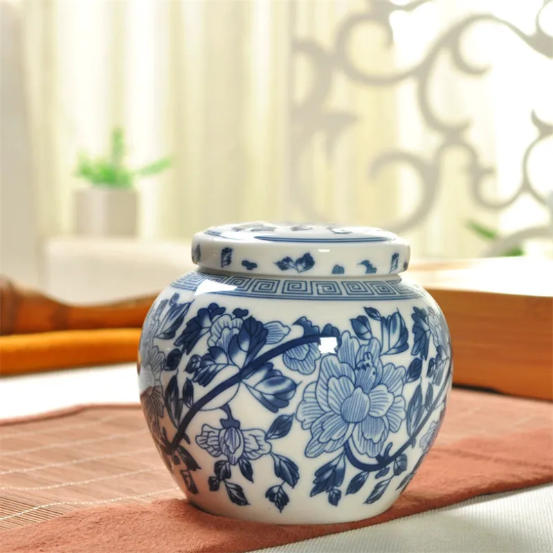Цзиндэчжэнь винтаж синий и белый фарфор Мини чайные добавки портативный чайный