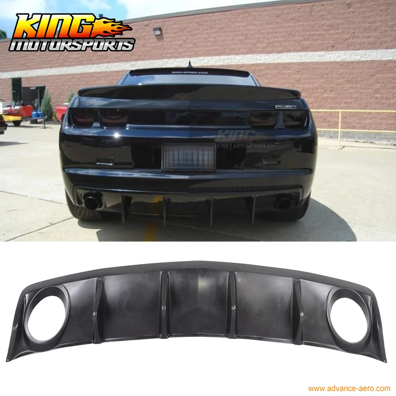 Подходит для 2010-2013 2012 Chevy Camaro OE Shark Fin диффузор губа на задний бампер-полиуретан