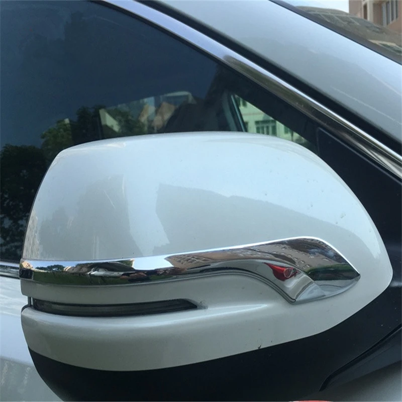 

WELKINRY автомобильный чехол для Honda CR-V CRV 2017 2018 2019 2020 ABS хромированный боковой крыльчатый брызговик заднего вида дверное зеркало противоскользящая ребристая отделка