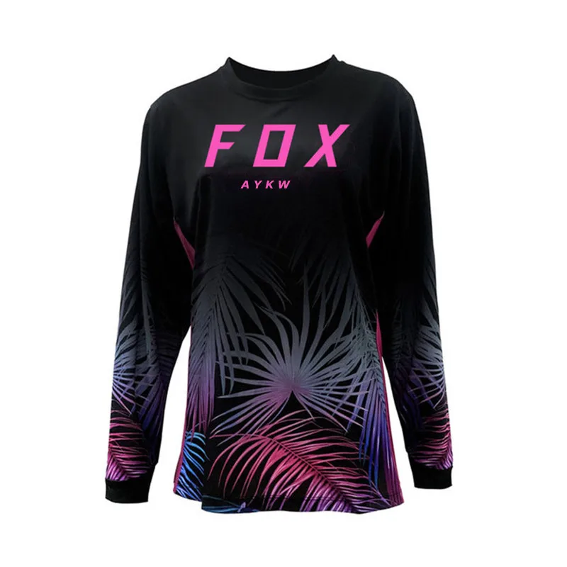 

2021 WOMEN Downhill Jerseys aykw fox Mountain Bike MTB Shirts Offroad DH Motorcycle Jersey Motocross Sportwear Clothing FXR bike