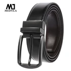 Ремень мужской из натуральной кожи, с двусторонней пряжкой