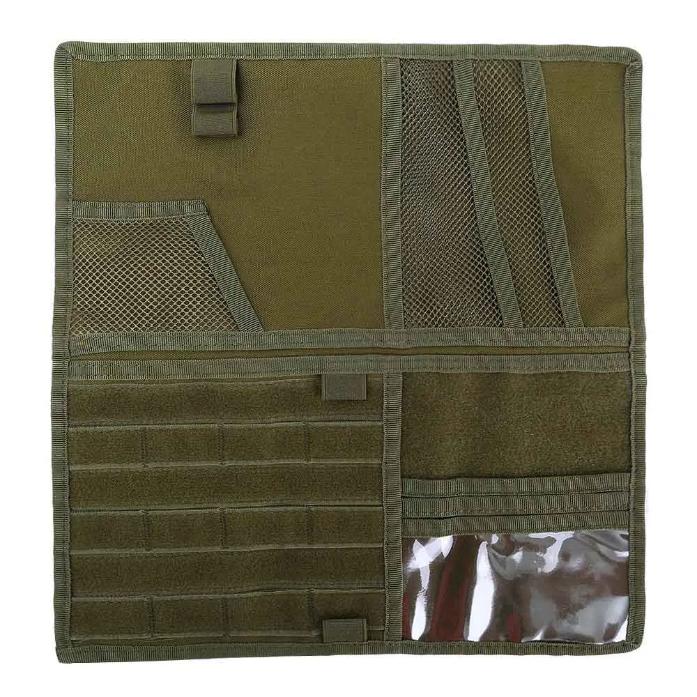 Green Тактический Molle козырек автомобиля панель EDC инструмент сумка для хранения грузовик автомобиль солнцезащитный козырек Органайзер Авто шестерни аксессуары держатель - Цвет: Green